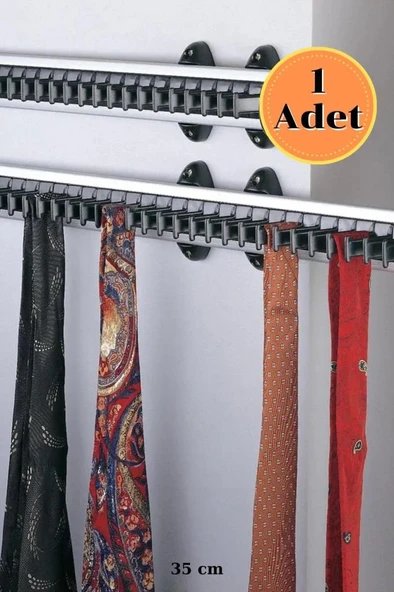 Dolap İçi Sürgülü Kravatlık 35 cm ürün görseli 1
