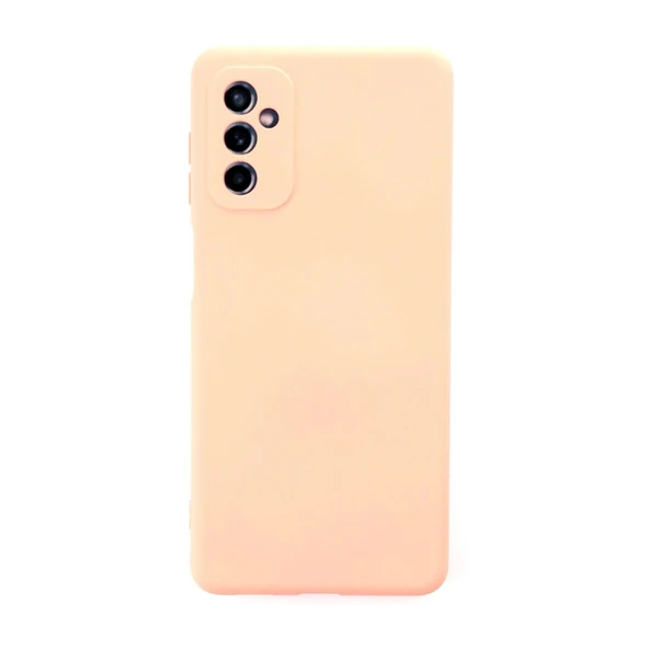 Samsung Galaxy M52 5g Kılıf Nano İçi Kadife Silikon - Pudra ürün görseli 1