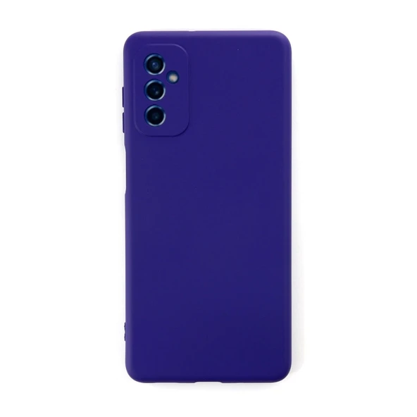 Samsung Galaxy M52 5g Kılıf Nano İçi Kadife Silikon - Mor ürün görseli 1