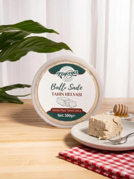 Kb Köyceğiz Yöresel Ballı Sade Tahin Helvası 500 G ürün görseli 1