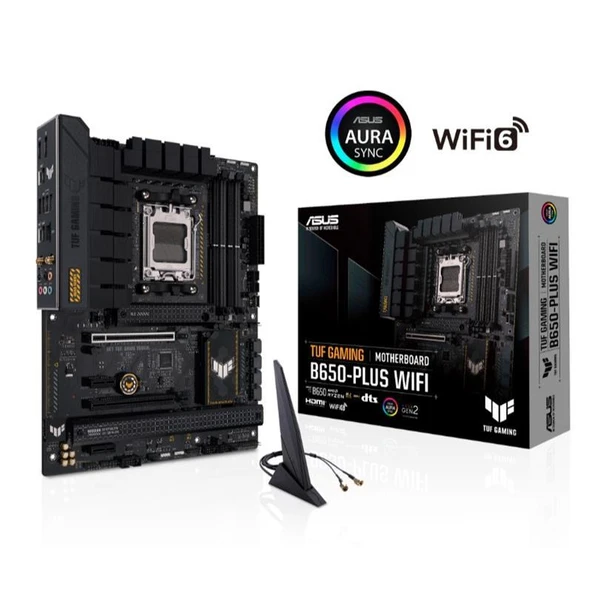 Asus TUF Gaming B650-PLUS Wi-Fi AMD AM5 DDR5 ATX Anakart ürün görseli 1