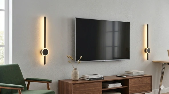 Braytron Modern ve Estetik Dokunuş: BRY-TINY-WL700 16W Gold-Siyah Detaylı Duvar Apliği ürün görseli 1