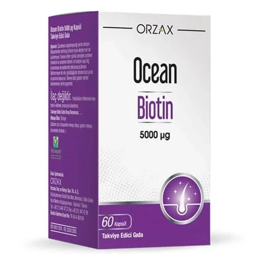 ORZAX OCEAN BİOTİN 60 KAPSÜL ürün görseli 1