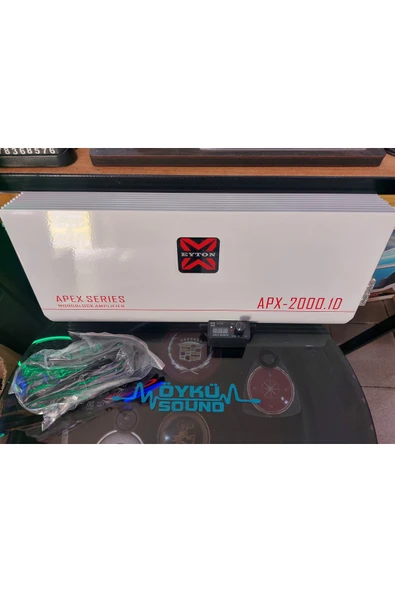 eyton ÖYKÜ SOUND BU FİYATA YOK EYTON APX 2000.1 MONO SUBWOOFER AMFİSİ ürün görseli 1