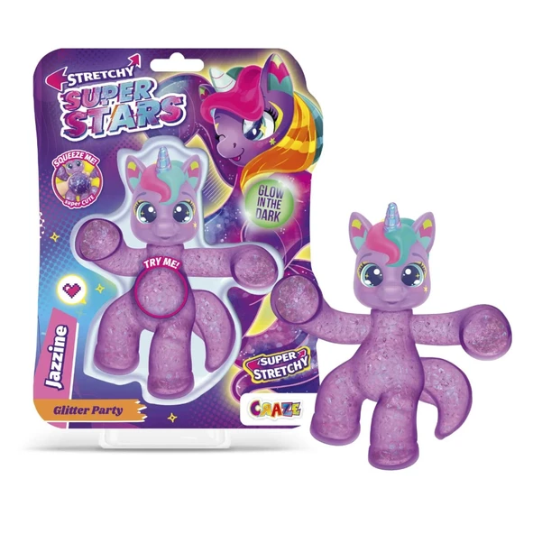Stretchy Süper Stars Unicorn Jazzine - Resim 2