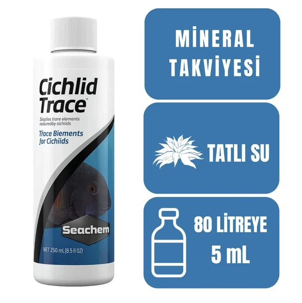 Seachem Cichlid Trace 500 Ml - Resim 2
