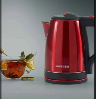 Süsler Kaynar Kırmızı Kettle 2Lt 1500W ürün görseli 1