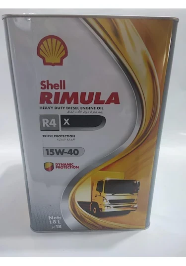 Shell Rimula R4 X 15W-40 16 kg / 18 lt Motor Yağı ürün görseli 1
