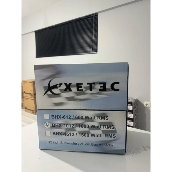 Xetec BHX-1012 1000RMS 30CM Subwoofer - Resim 3