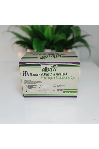 Hipoalerjenik Elastik Sabitleme Bandı (Fiksasyon Bandı) 10 m x 10 cm ürün görseli 1