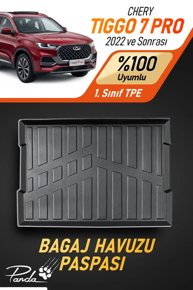 CHERY TİGGO 7 PRO 2022 SONRASI 4D HAVUZLU BAGAJ HAVUZU ürün görseli 1