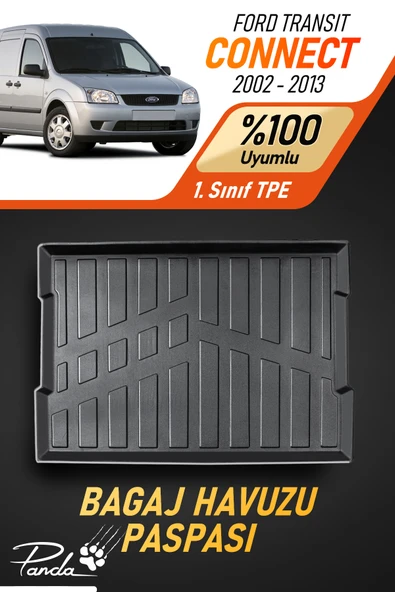 FORD CONNECT 2002 - 2013 ARASI 4D HAVUZLU BAGAJ HAVUZU ürün görseli 1