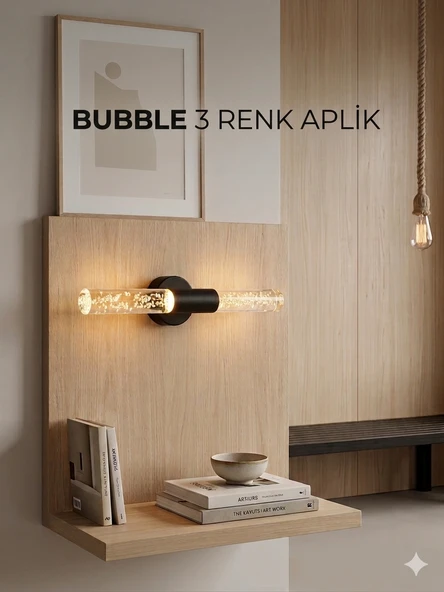 Goldx Bubble 3 Renk Kristal Aplik - Estetik ve Fonksiyonellik Bir Arada ürün görseli 1