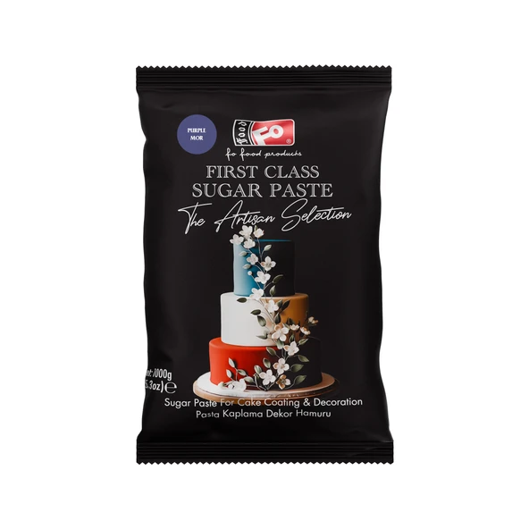 Mor First Class Kaplama Dekor Şeker Hamuru 1 kg ürün görseli 1