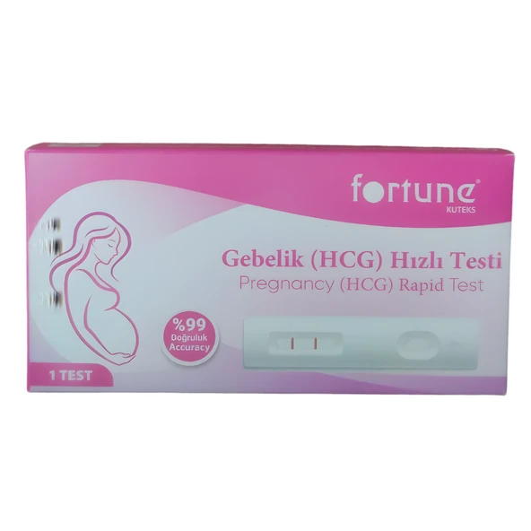 Kuteks Fortune Gebelik HCG Hızlı Testi 1 Adet ürün görseli 1