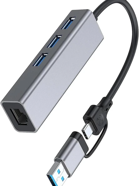 Dgk Type-C Usb 3 Usb Gigabit Ethernet ZR1109 ürün görseli 1