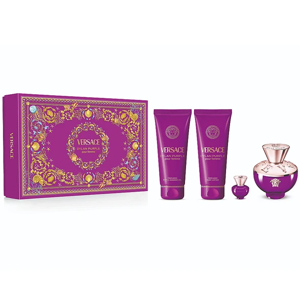 Versace Dylan Purple Pour Femme Edp 100 ml Kadın Parfüm Set ürün görseli 1