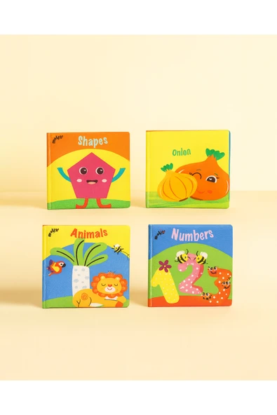BebeMango 4'lü Soft Kitap seti - Resim 3