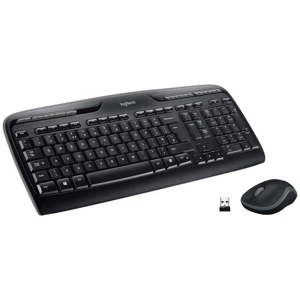 Logitech MK330 Kablosuz Klavye Mouse Set Siyah 920-003988 - Resim 3