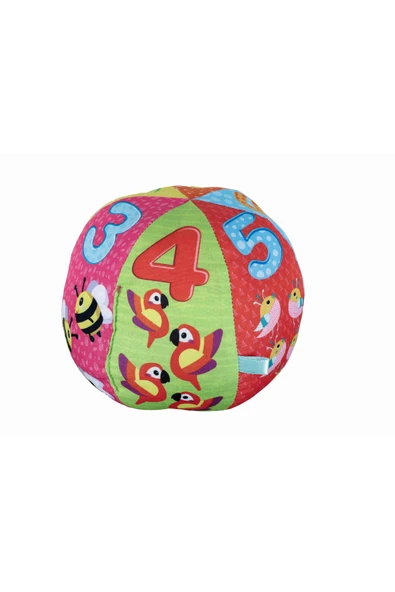 BebeMango Soft Çıngıraklı Top Bebek Oyuncağı - Resim 2