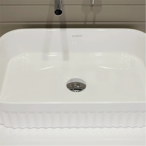 Kobos Gloria 100 cm Banyo Dolabı Seti Bianco - Resim 9