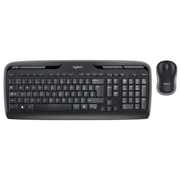 Logitech MK330 Kablosuz Klavye Mouse Set Siyah 920-003988 ürün görseli 1