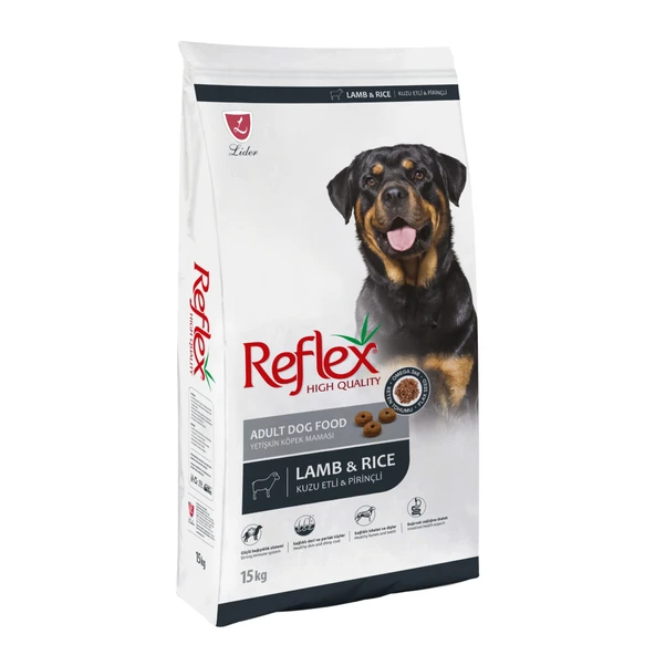 Reflex Kuzulu Pirinçli Yetişkin Köpek Maması 15kg ürün görseli 1