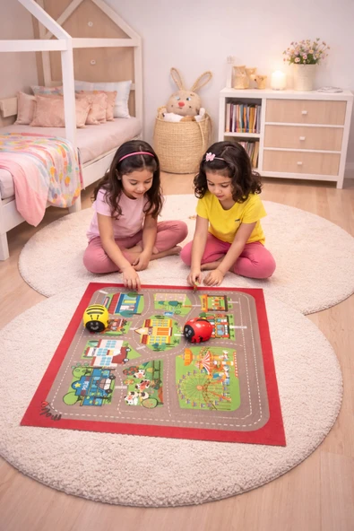 minidor Sevimli Uğur Böceği & Arı Oyuncak Arabalar – Çocuklar İçin Eğlenceli Mini Araba Seti ürün görseli 1