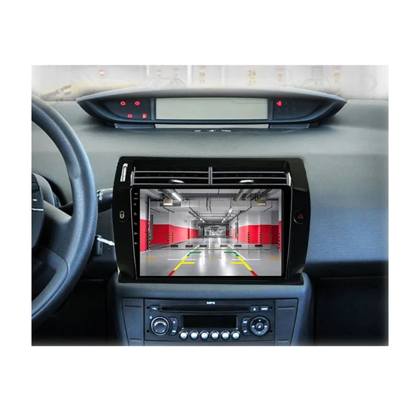 Citroen C4 2005-2011 9 inç Multimedya Çerçevesi - Resim 3