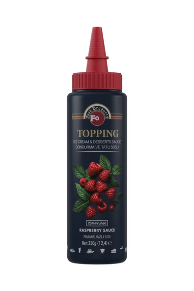 Frambuazlı Topping Dondurma Sosu 350 gr ürün görseli 1