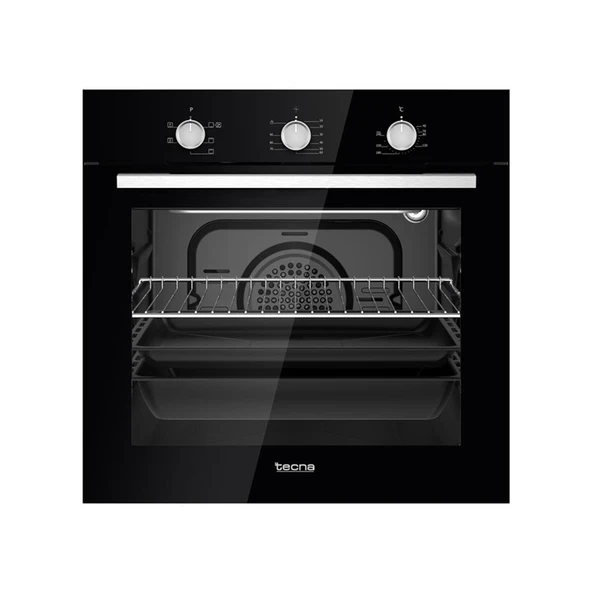 Tecna AF 6061S 60 Lt Siyah Cam Ankastre Fırın ürün görseli 1