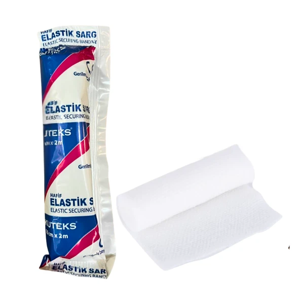 Kuteks Hafif Elastik Sargı 10cm x 2m 1 Adet ürün görseli 1