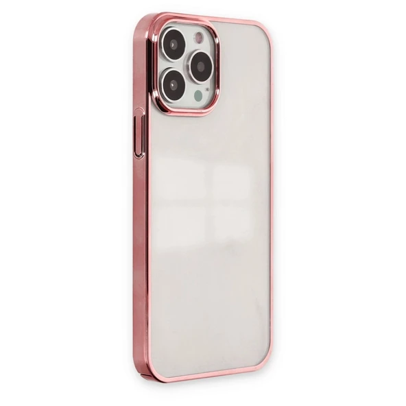 Apple İphone 13 Pro Max Kılıf Element Silikon - Pembe - Resim 2