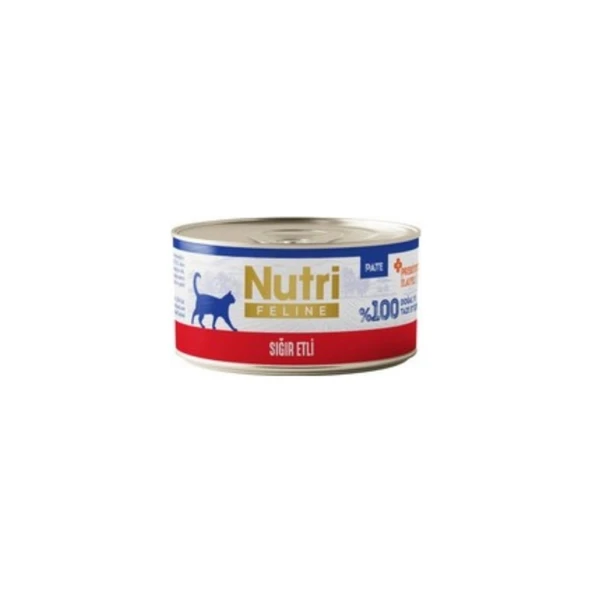 Nutri Feline New Sığır Etli Tahılsız Kedi Konservesi 70 Gr ürün görseli 1