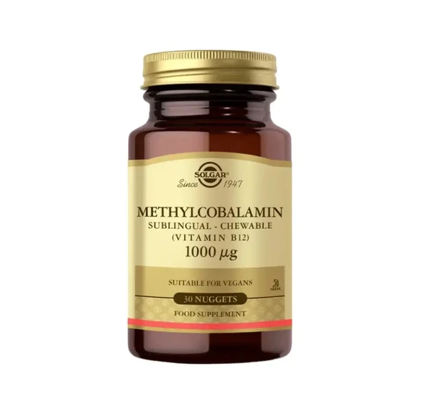 Solgar Methylcobalamin B12 1000 Mcg 30 Tablet ürün görseli 1