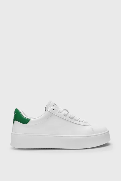 Lufian 121230053 Adel Beyaz-Yeşil Kadın Günlük Sneaker ürün görseli 1