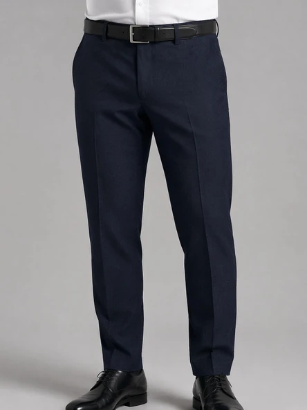 Ricati Regular Fit Armür Desen Erkek Kumaş Pantolon - 7620 ürün görseli 1