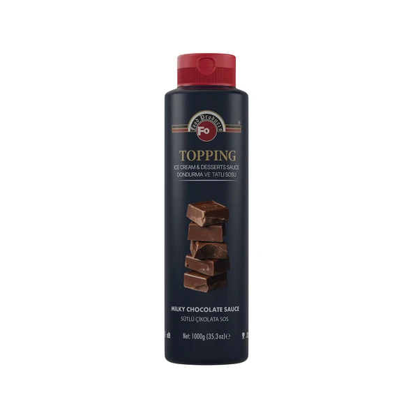 Sütlü Çikolatalı Topping Dondurma Sosu 1 kg ürün görseli 1