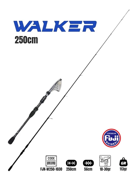Fujin Walker 250cm 10-30gr Teleskopik Spin Kamışı ürün görseli 1