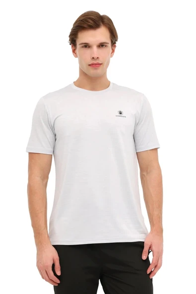 Lumberjack Ct1328 Mln 0 Yaka Erkek Tshirt - Beyaz ürün görseli 1
