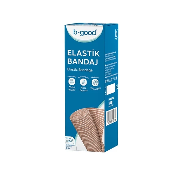 B Good Bandaj Elastik 12cm X 3,5 Mt ürün görseli 1