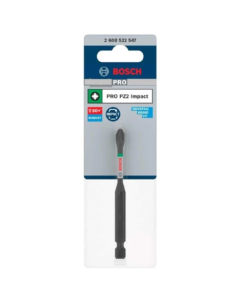 Bosch Impact Yıldız Bits Ucu Pz2x90 Mm 1Li ürün görseli 1