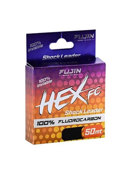Fujin Hex %100 FC Leader 50mt Fluoro Carbon Misina ürün görseli 1
