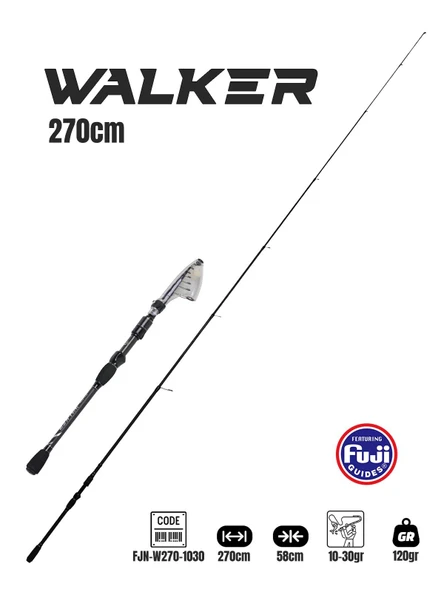 Fujin Walker 270cm 10-30gr Teleskopik Spin Kamışı ürün görseli 1