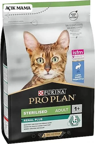 Pro Plan Sterilised Tavşanlı 10 kg Kısırlaştırılmış Yetişkin Kedi Maması Açık Mama ürün görseli 1