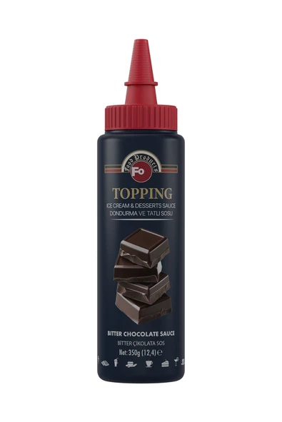 Bitter Çikolatalı Topping Dondurma Sosu 350 gr ürün görseli 1