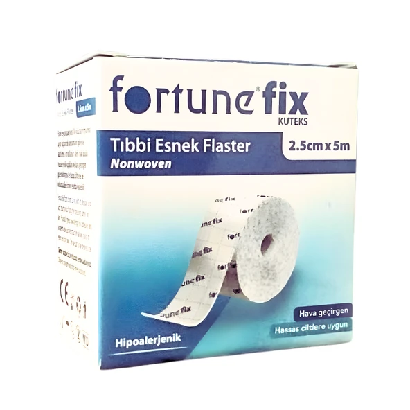 Kuteks Fortune Fix Tıbbi Esnek Flaster 2,5 cm x 5m 1 Adet ürün görseli 1