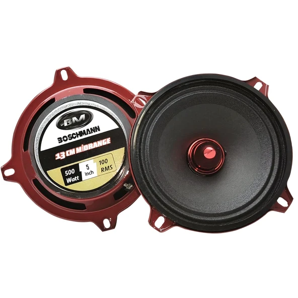 BOSCHMANN XC-13 TURBO Oto Midrange 13cm 500 Watt 2 Adet ürün görseli 1