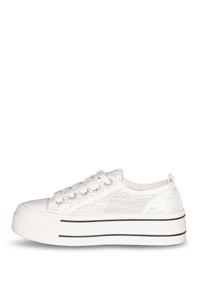 Solly Ewoll 2014 Beyaz Sneaker - Resim 4