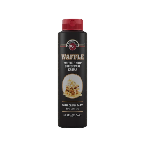 Waffle ve Krep için Beyaz Krema Sosu 940 gr ürün görseli 1